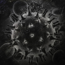 HIV: artists impression of the virus particle