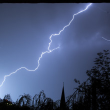 Lightning storm