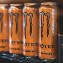 A can of Monster Energy A can of Monster Energy