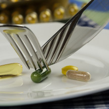 Pills on a plate