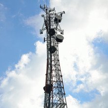 Mobile phone microwave tower