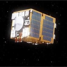 Projected image of the removeDEBRIS project