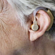Hearing Aid in the ear