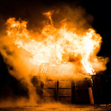 Image of a firey explosion
