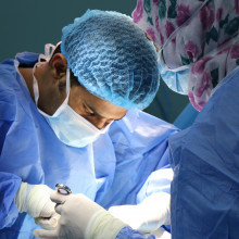 Surgeon operating