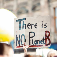 There is no planet B - climate change march slogan