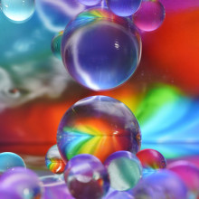 Colourful bubbles