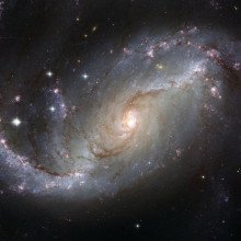 An image of a spiral galaxy