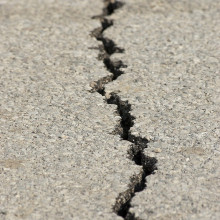 a crack in the earth