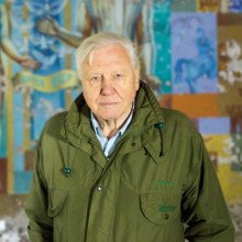 Sir David Attenborough pictured in Chernobyl.