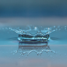 A droplet from a body of water