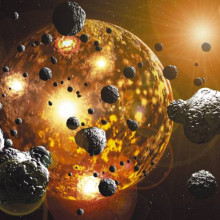 During the late heavy bombardment about 3.9 billion years ago, massive impactors rained down, re-surfacing the Earth and bringing with them the gold and other precious metals we cherish today...