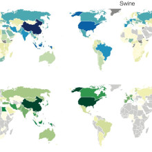 Map of pandemics