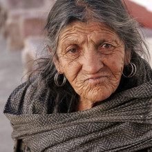 Old lady from Zacatecas, Mexico