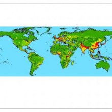Zoonotic pathogens passed from wildlife to people, from lowest occurrence (green) to highest (red).
