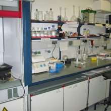 A lab bench