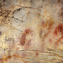 Stone Age Cave Art - Panel of Hands