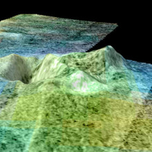 Ice volcano on Titan