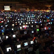 The DreamHack LAN party.